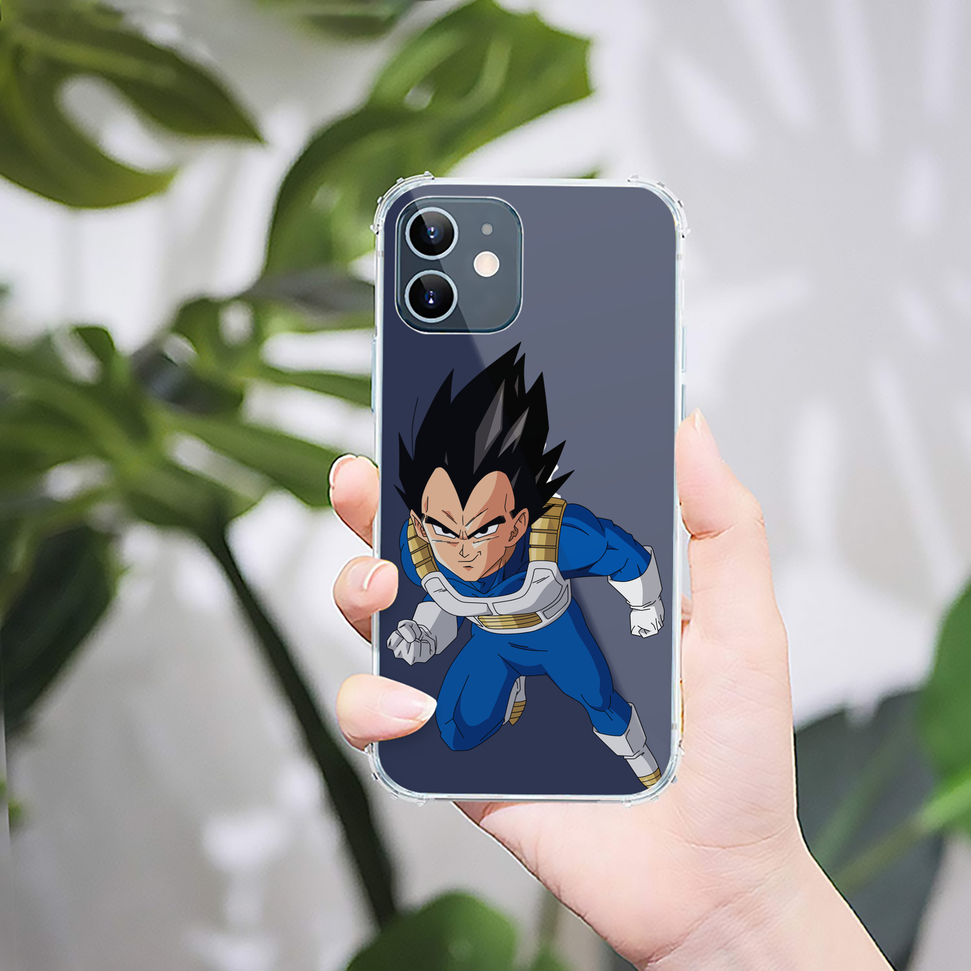 （画像用） ドラゴンボール ベジータ四世（Bejīta Yonsei）DRAGON BALL Vegeta IV 【iPhone 12シリーズ対応】透明スマホケース（クリアソフトケース）